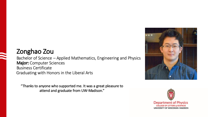 Department of Physics – UW–Madison